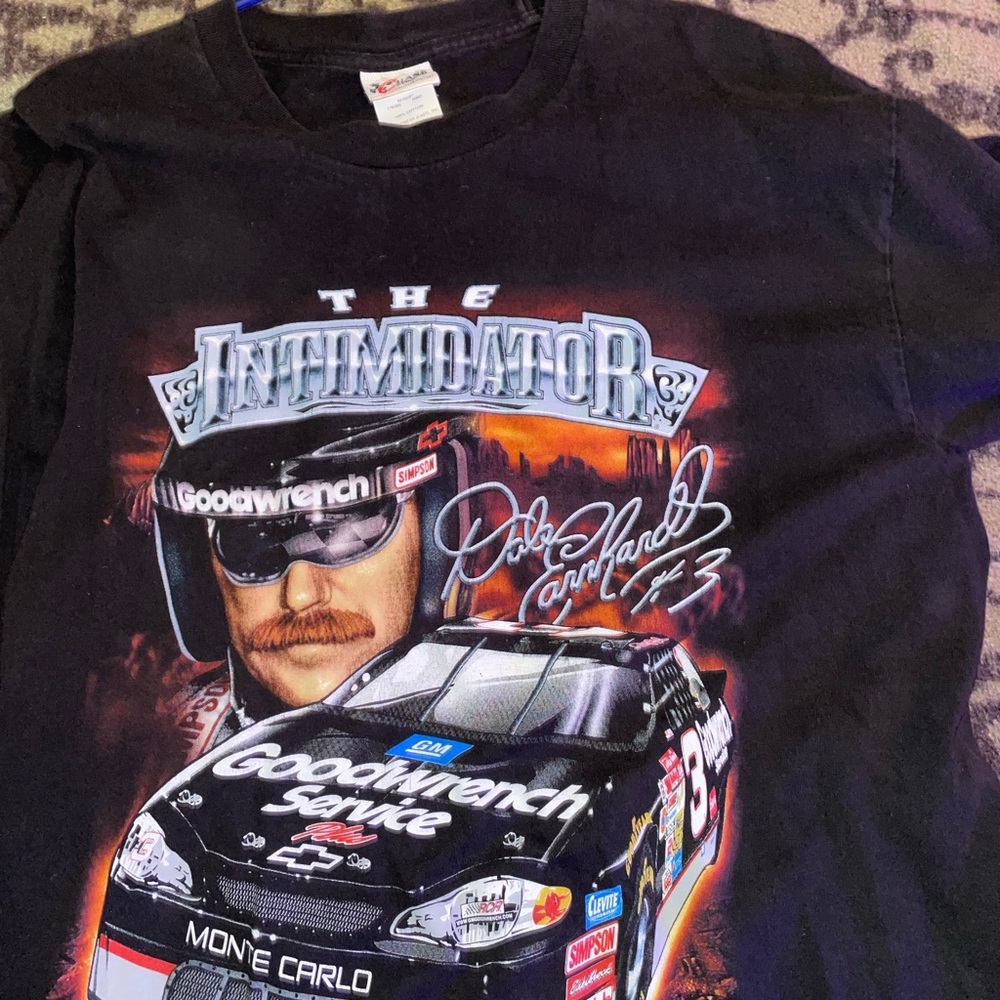 Black Short Sleeve NASCAR Graphic Tee
